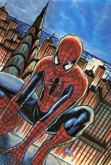 SpiderMan Marker Sketch