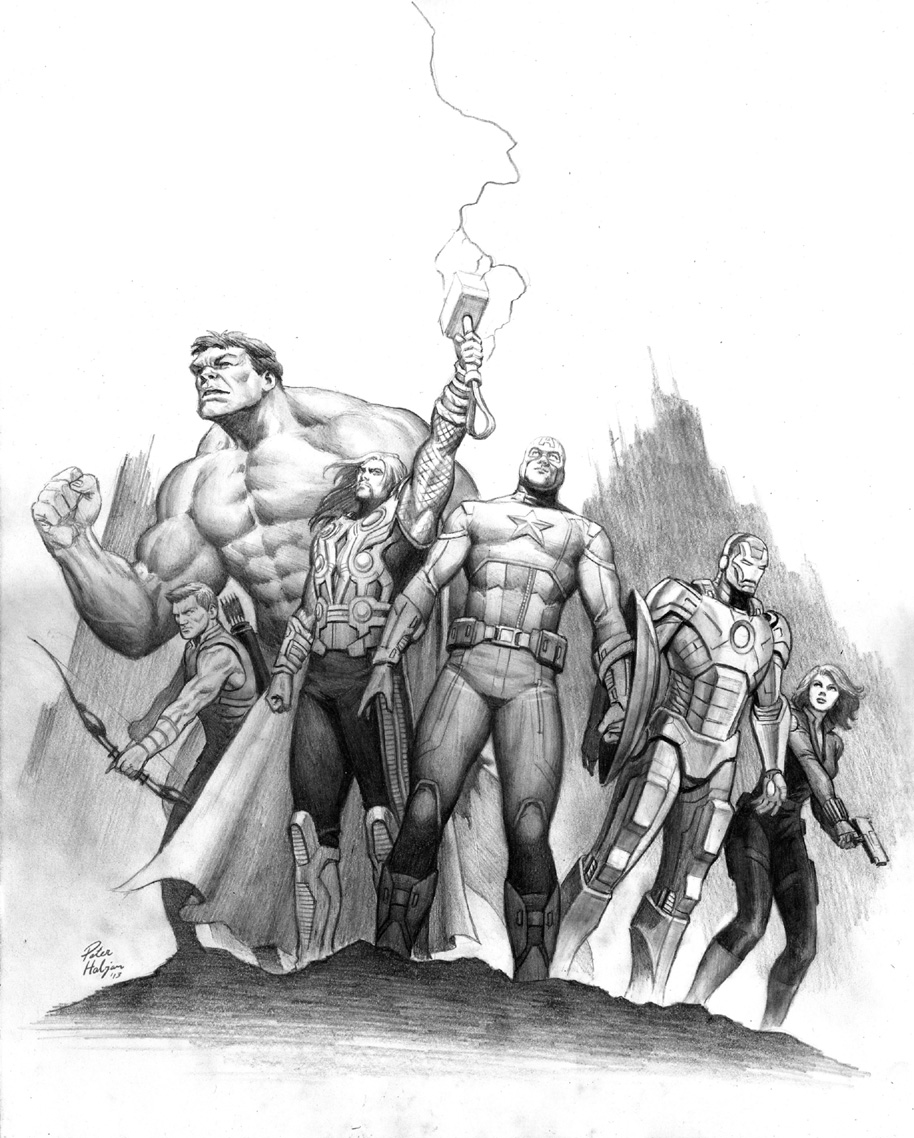 Avengers Movie Pencil Comp