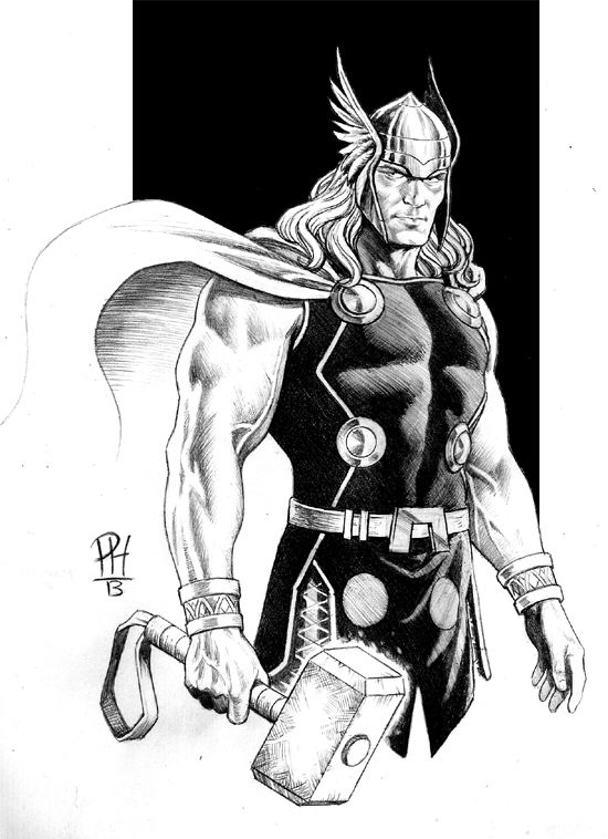 Thor Sketch by Habjan81 on DeviantArt Thor Sketch by Habjan81 on DeviantArt