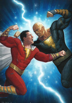 Shazam vs Black Adam