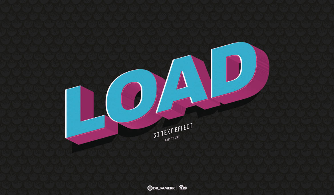 Load PSD TEXT EFFECT by AmerArtist on DeviantArt