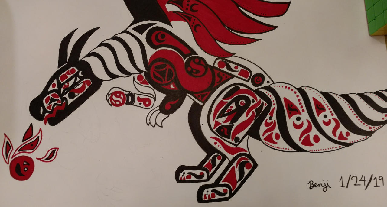 Haida Dragon by BenjiFlareon on DeviantArt