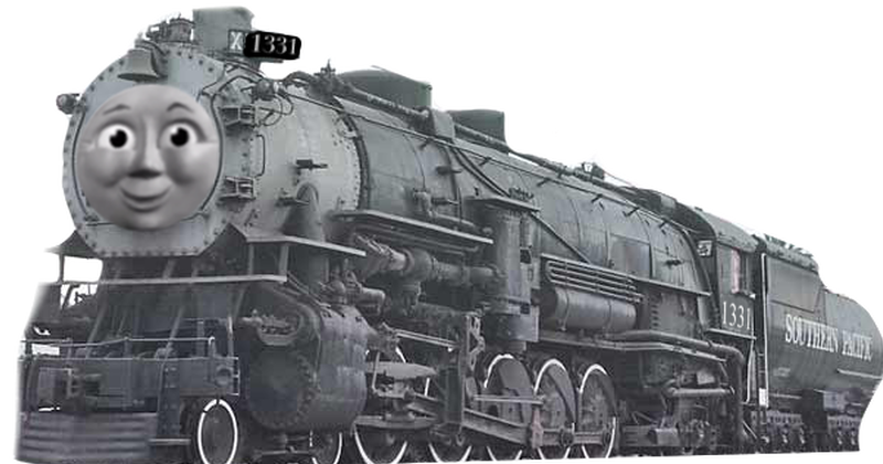 Deviantart Sp Train Darren the SP Overland engine vector by Trainboy112 on DeviantArt