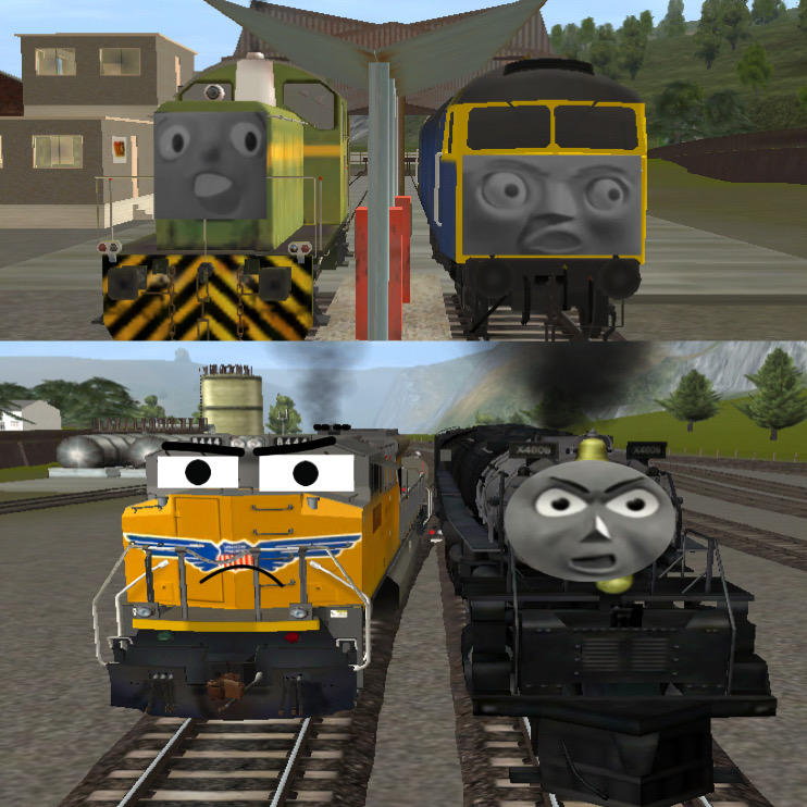 Bruce And Ron Confronts Levi And Roderick by Trainboy112 on DeviantArt