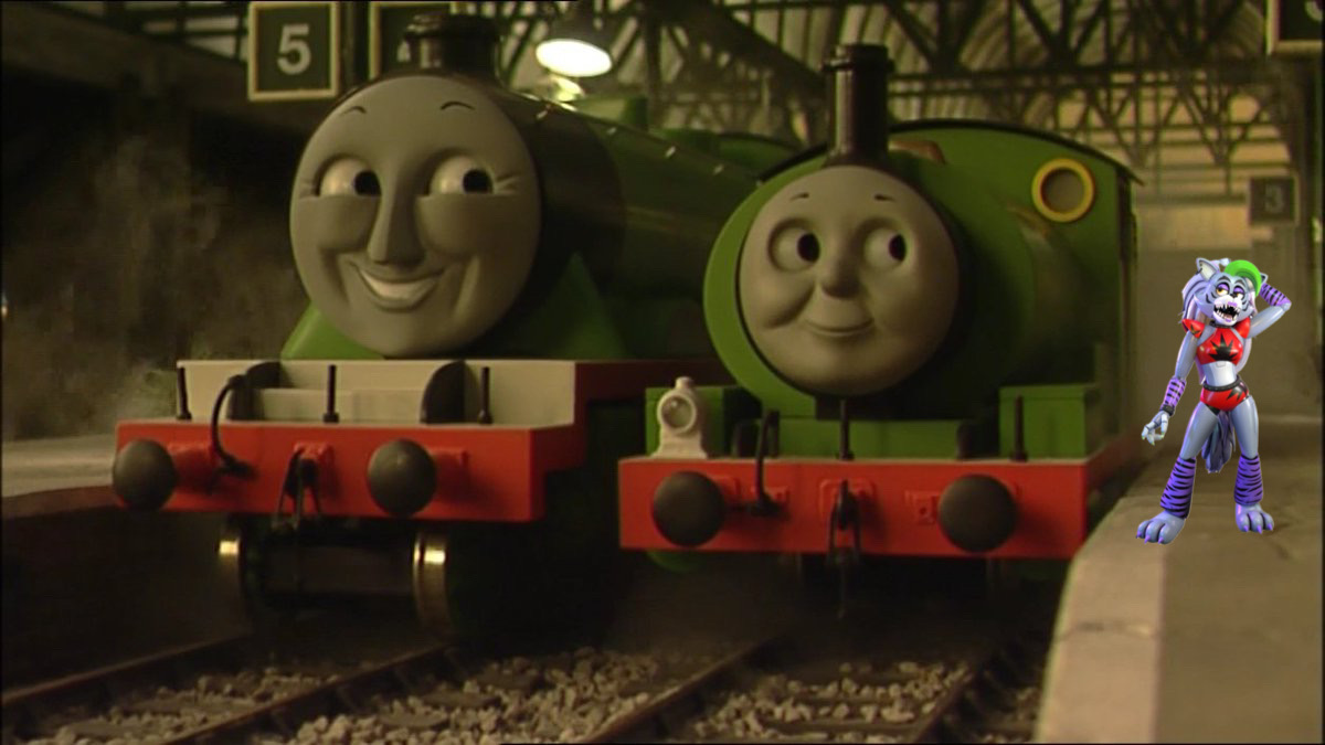 Roxanne Wolf With Percy And Henry By Trainboy112 On DeviantArt roxanne-wolf-with-percy-and-henry-by-trainboy112-on-deviantart