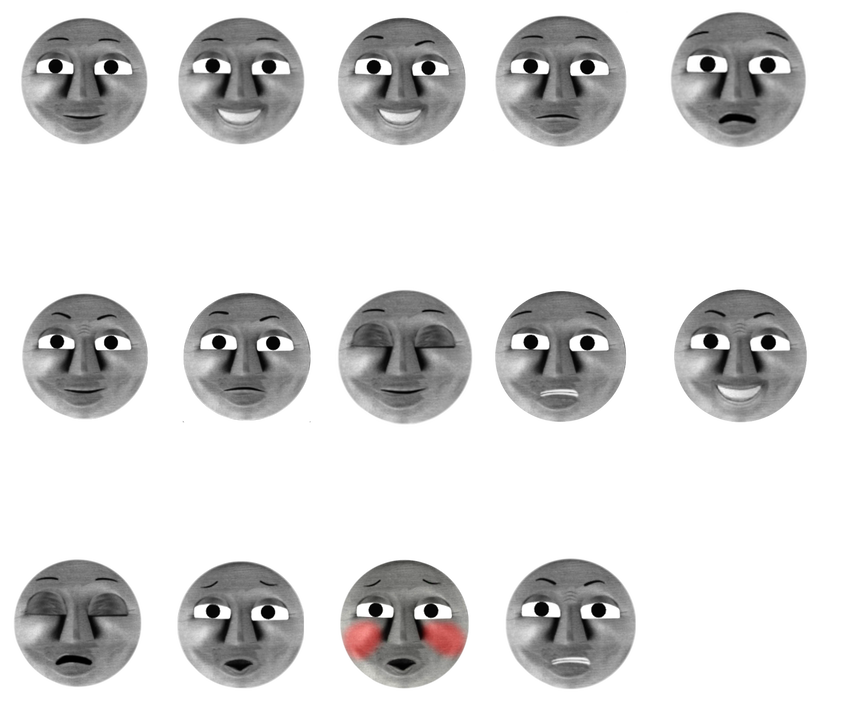 Deviantart Model Faces Geoffrey the red engine Model Era faces by Trainboy112 on DeviantArt