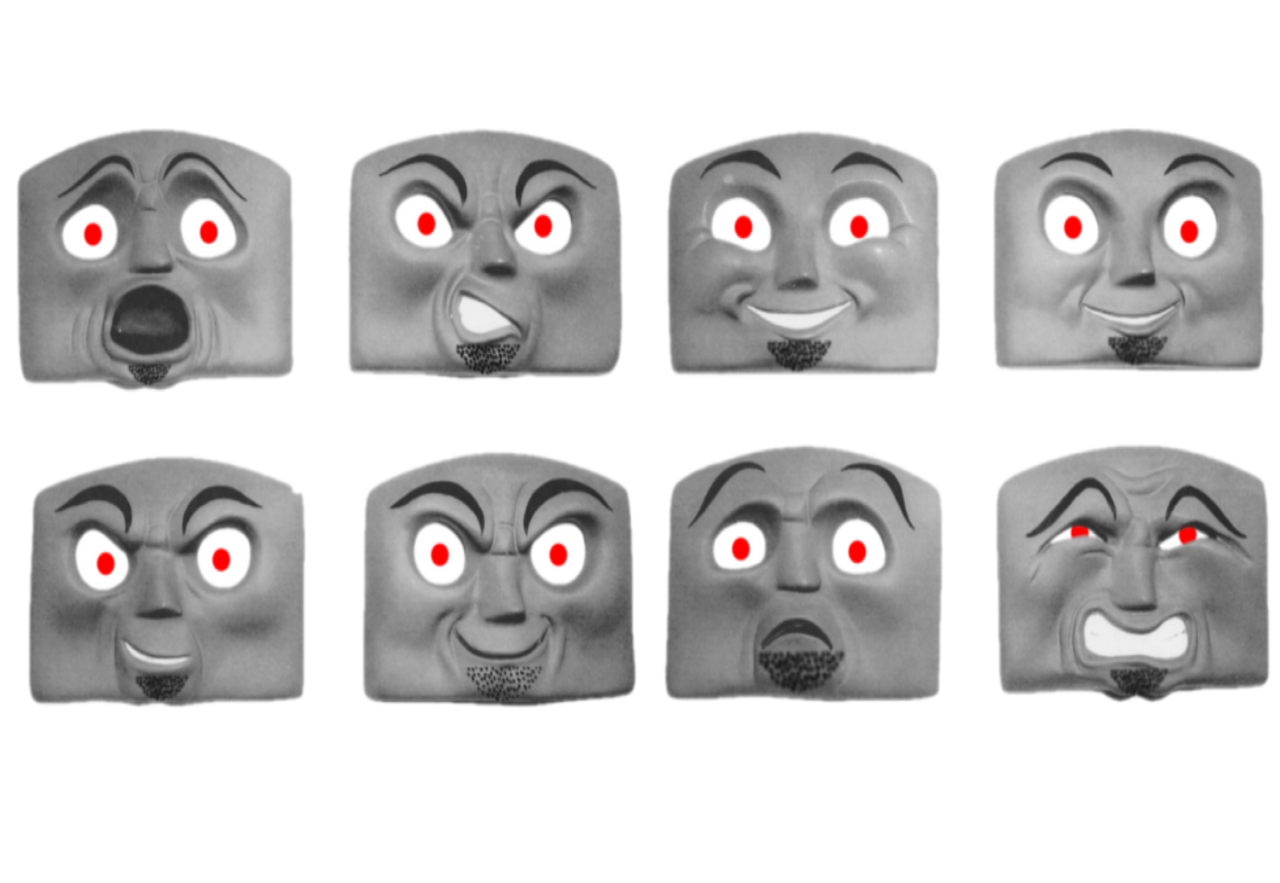 Evil Engine Cruncher the evil diesel engine faces by Trainboy112 on DeviantArt
