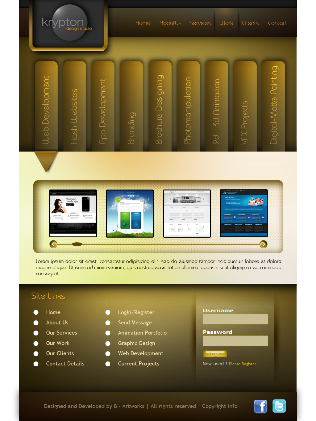 Krypton Infomedia workPage