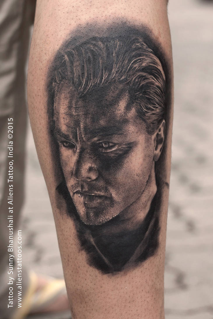 Leonardo diCaprio Tattoo by Sunny Bhanushali by Javagreeen on DeviantArt