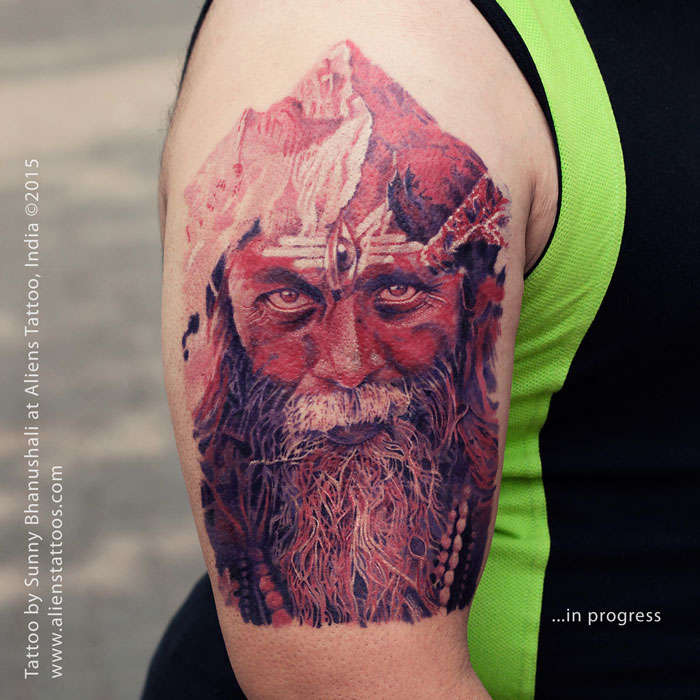 Aghori Tattoo by Sunny Bhanushali at Aliens Tattoo