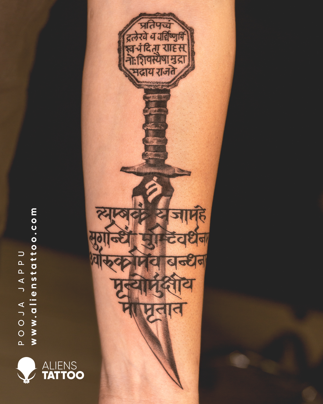 Script tattoo by Pooja Jappu by Javagreeen on DeviantArt