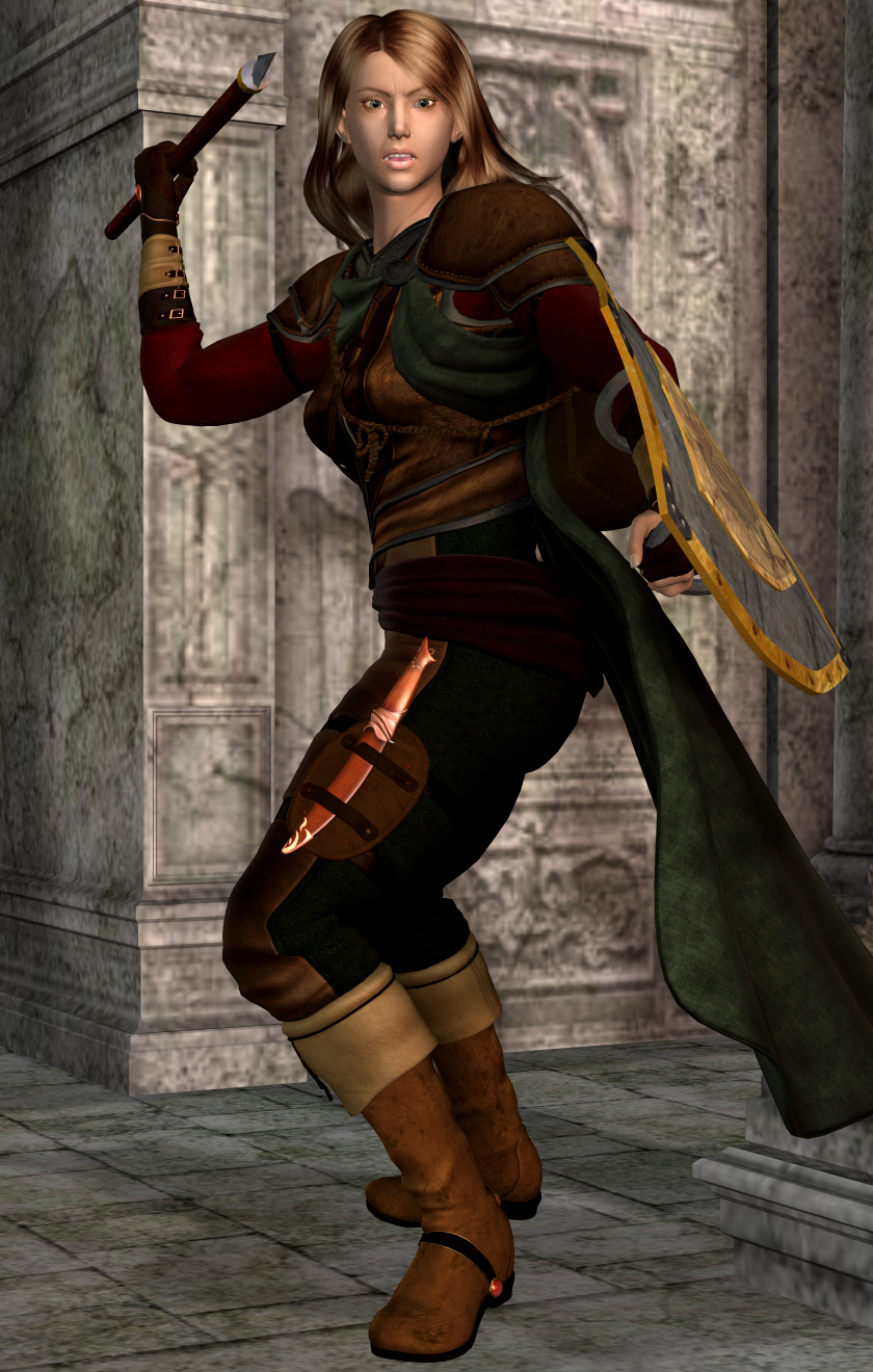 Women of BG Jaheira by Coutelier on DeviantArt