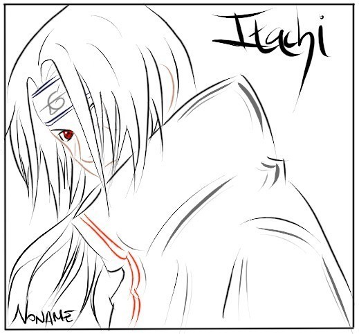 Naruto Lineart - Itachi by N-nOname on DeviantArt Naruto Lineart - Itachi by N-nOname on DeviantArt