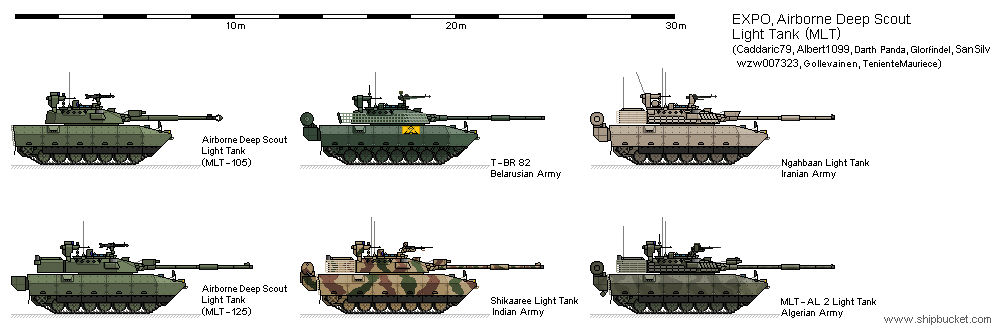 Expro Tank EXPO Airborne Deep Scout Light Tank (MLT) by TenienteMaurice on DeviantArt