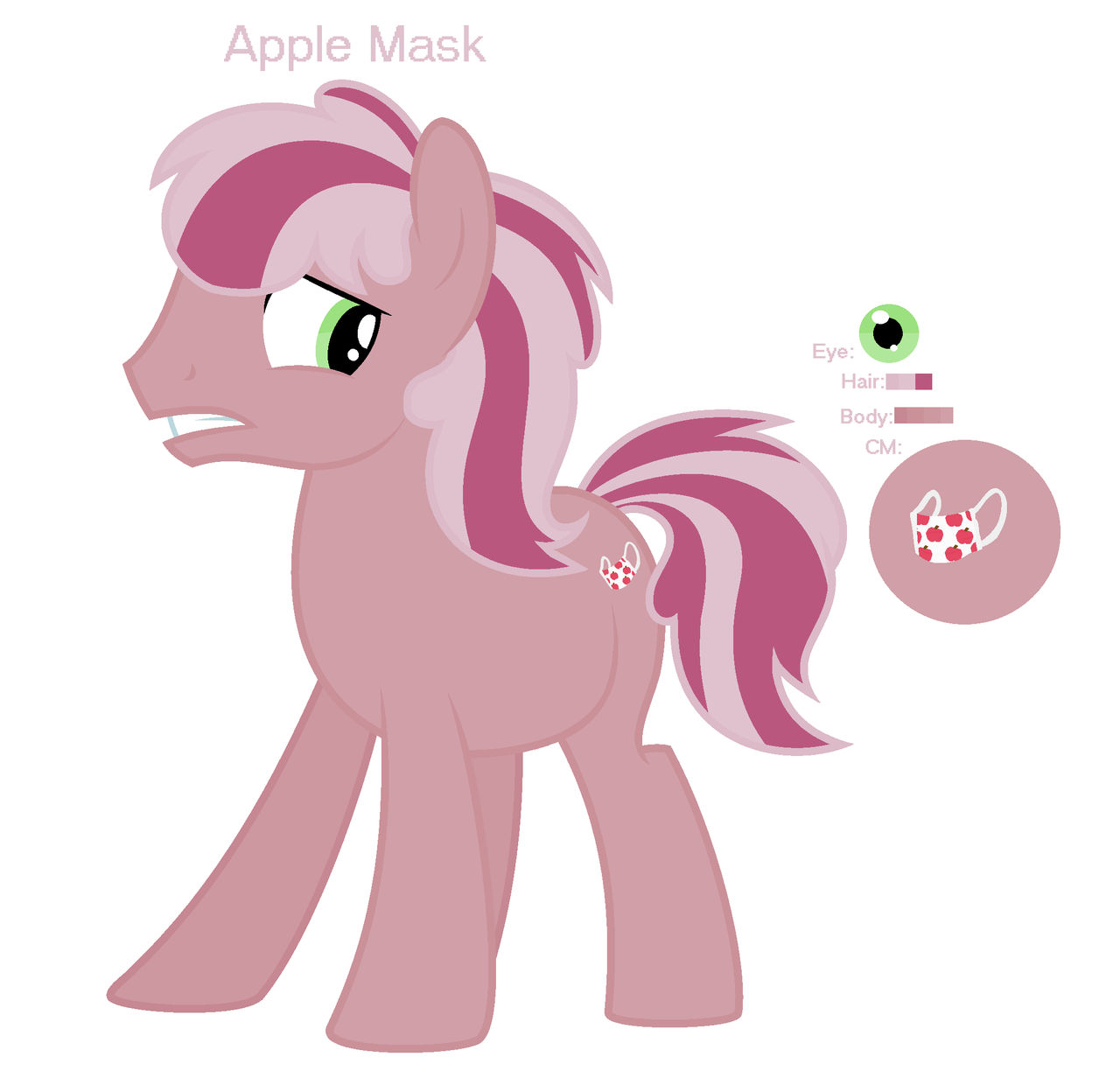 Apple Mask Pattern Apple Mask by PrincessLibitinaYT on DeviantArt