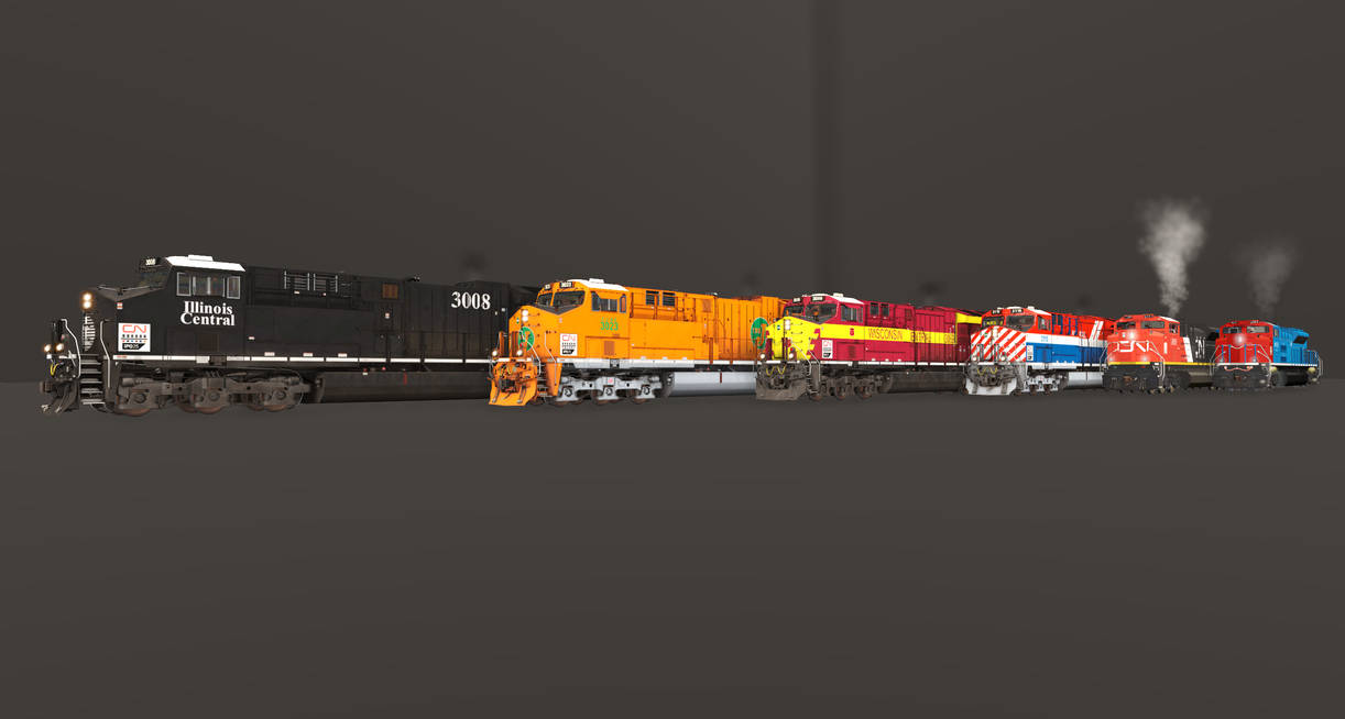 CN's Heritage Unit Fleet by KendallTheRailfan16 on DeviantArt