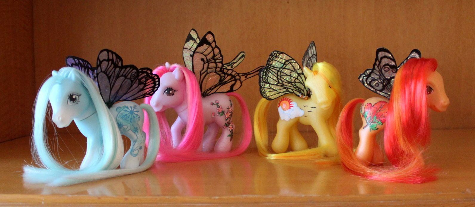 Custom set fairy seasons ponies