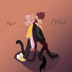 Crow and Rain Fanart