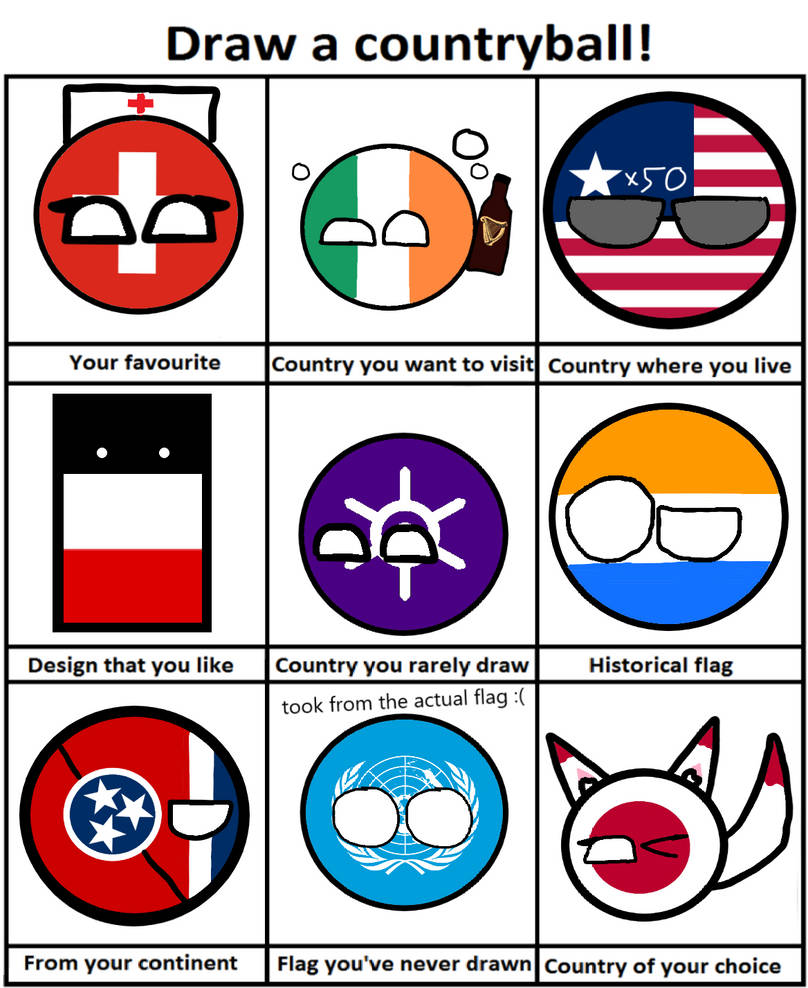 Drawing Some Countryballs! by BlusterAster12 on DeviantArt