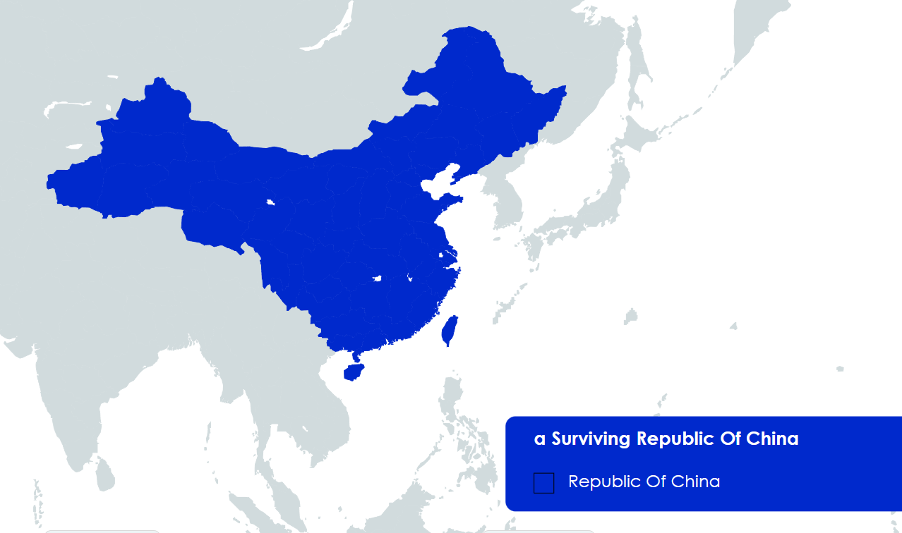 Deviantart China Map a Surviving Republic Of China by BlusterAster12 on DeviantArt