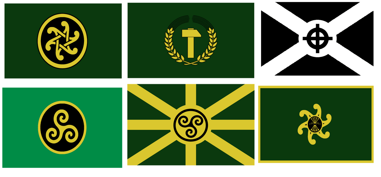 Ideological Flags Of The Celtic Union By Blusteraster12 On Deviantart Ideological Flags Of The Celtic Union By Blusteraster12 On Deviantart