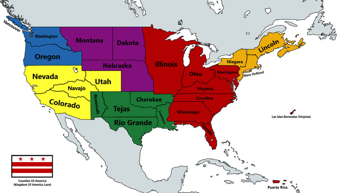 Counties Of America (Kingdom Of America Lore) by BlusterAster12 on ...