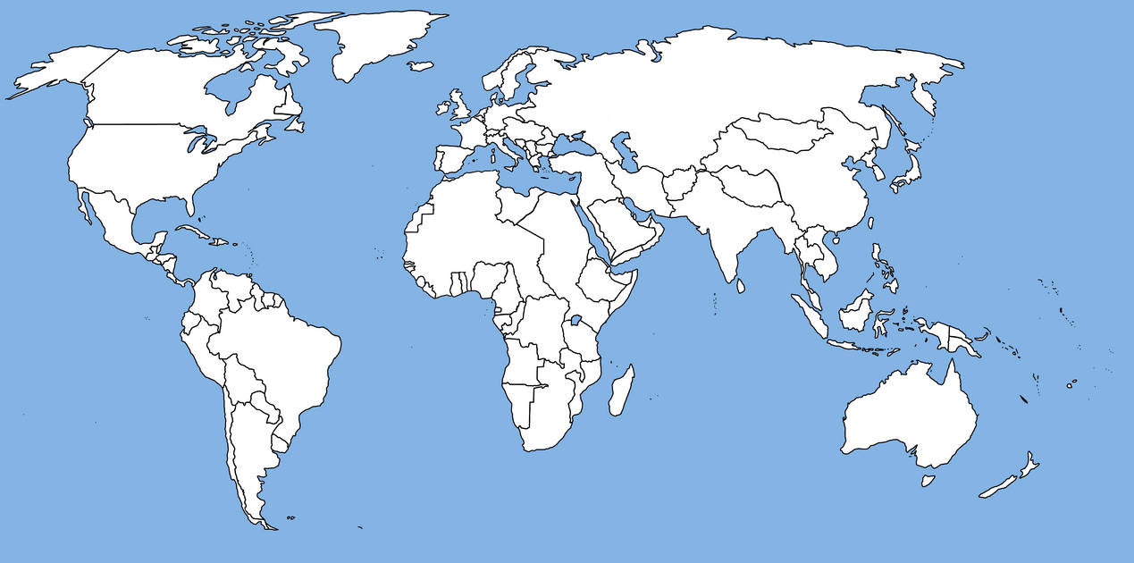 WW1 World Map By BlusterAster12 On DeviantArt