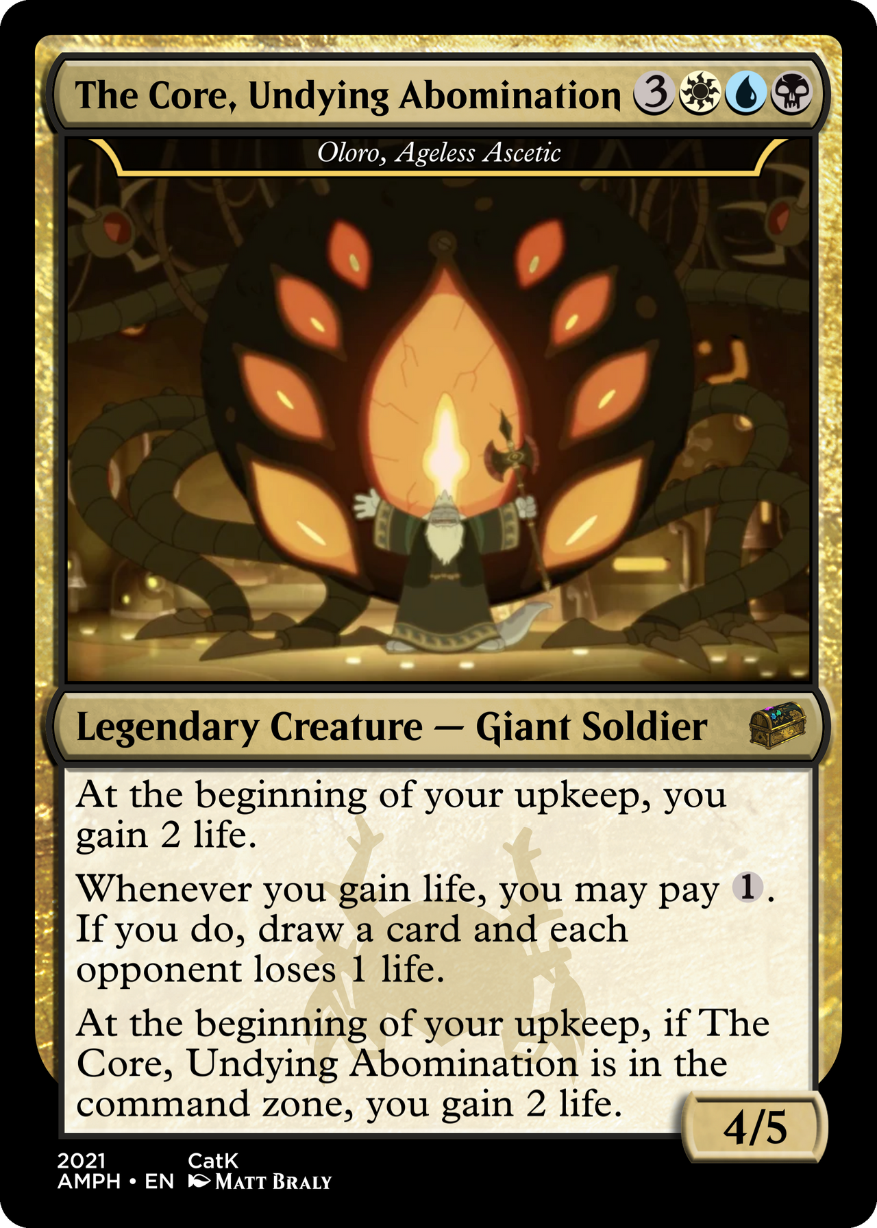 Amphibia Alt Outcome Oloro, Ageless Ascetic Amphibia Alt Art Nonfoil by fasterbuilder11 on ...