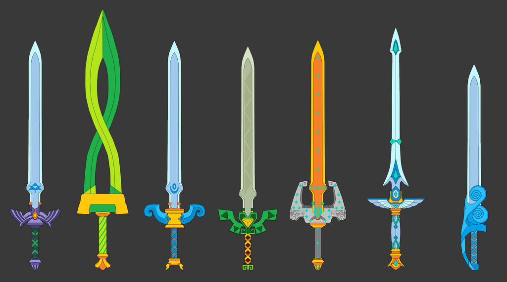 Sword Graph LEGEND OF ZELDA SWORDS by xXNiiroXx on DeviantArt