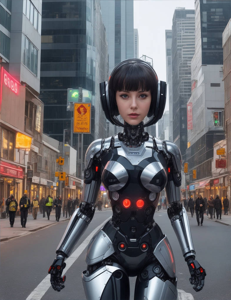 Near Complete Cyber-Conversion of a Woman (AI) by TorpedoBoat on DeviantArt