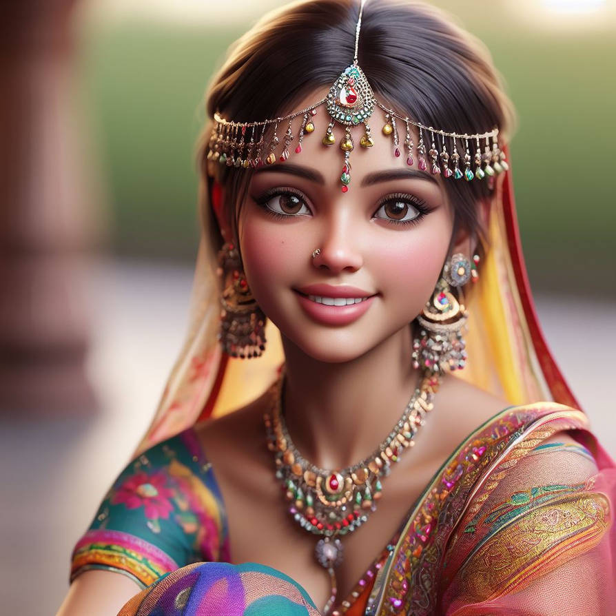 Indian Princess (AI) by TorpedoBoat on DeviantArt