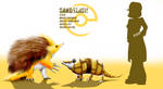 Sandslash and Sandshrew by miragedtheory