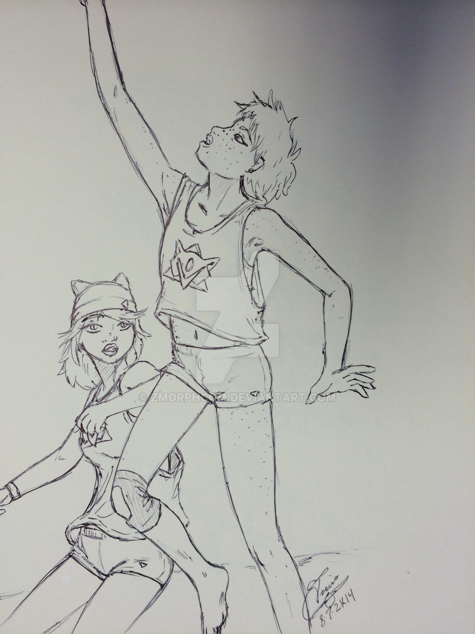 Volleyball Girls Rayne and Miaka