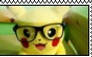 hipster pika stamp