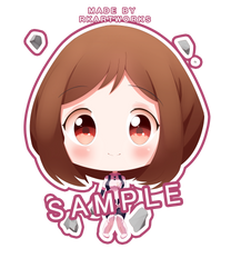 uraraka chibi sticker