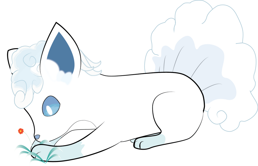 Vulpix Ice form - Alola by Galemaniac on DeviantArt