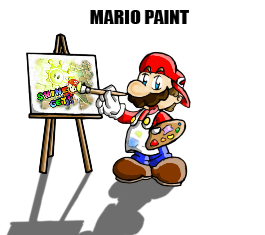 Super mario best sale paint