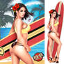 Surfer girl commission