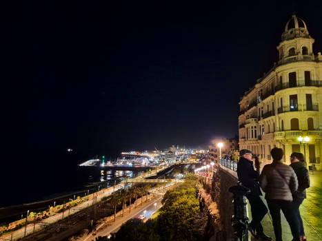 The Balcony by Night