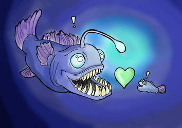 Anglerfish love