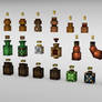 Drinkware - Canteen, Calebashs, Waterskin, Bottles