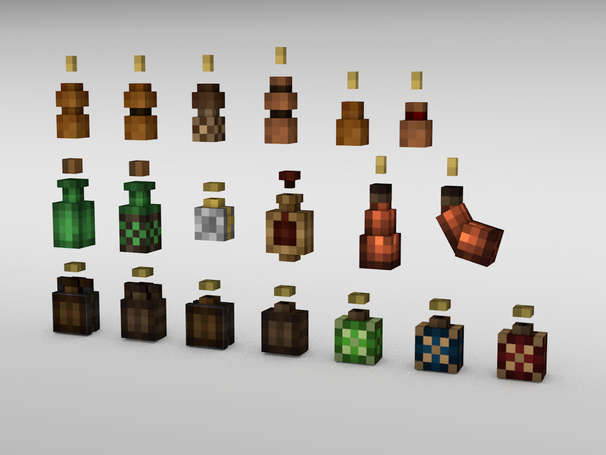 Drinkware - Canteen, Calebashs, Waterskin, Bottles