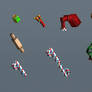 Player's weapons - Dungeon Rush : Gift Factory