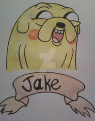 Jake The Dog Watercolor