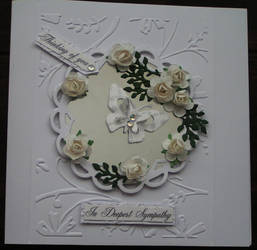 Sympathy handmade card