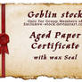 Aged Paper Certificate EXCL