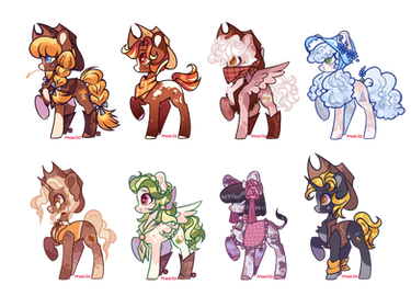 Wild West Themed Pony Adopts *2/8 OPEN*