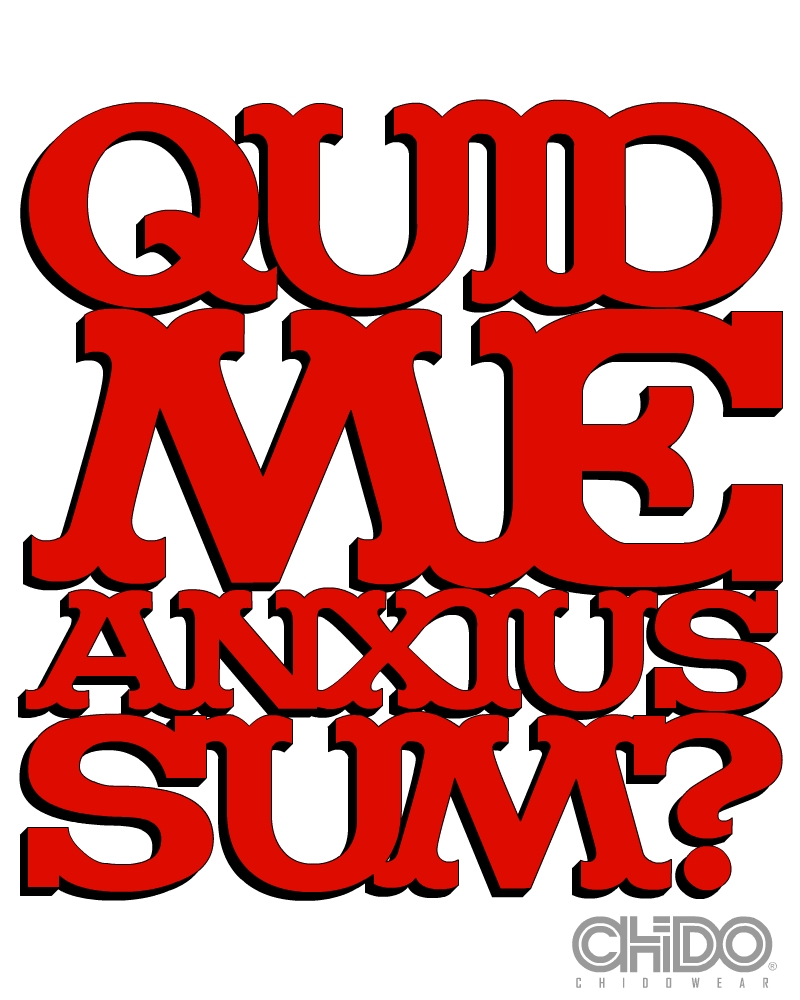 QUID ME ANXIUS SUM