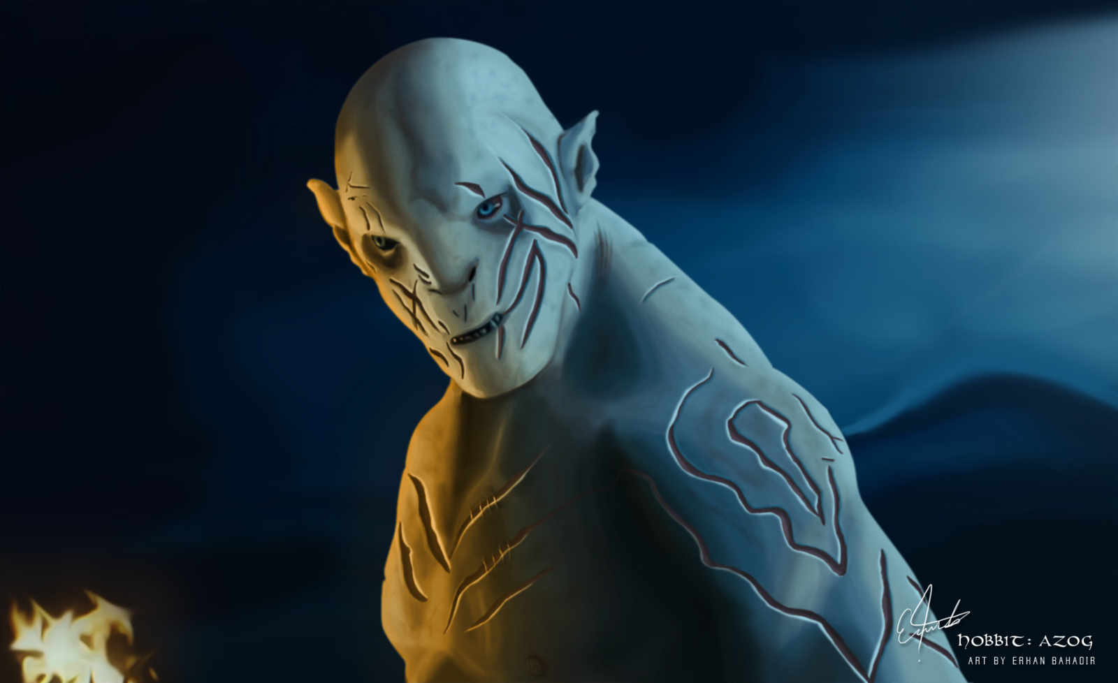 Hobbit: Azog by erkanbahadir23 on DeviantArt