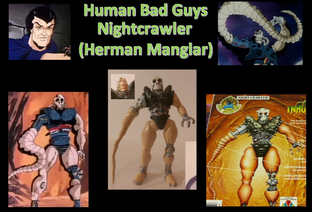 Nightcrawler (Herman) Inhumanoids Human Bad Guys